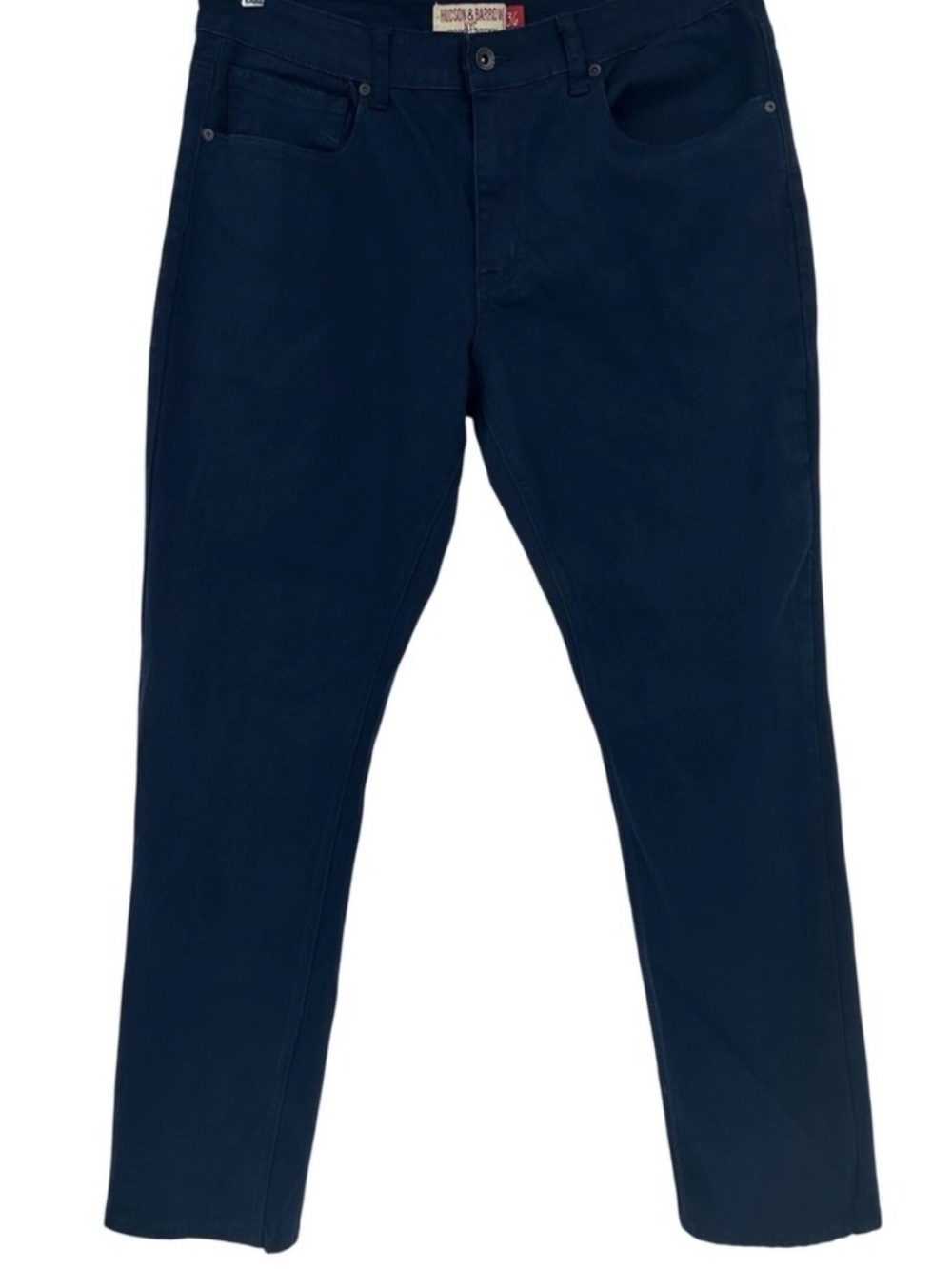Hudson & Barrow NYC Gentlemans Outfitters Slim Stretch Men's Pants Dark Navy 32